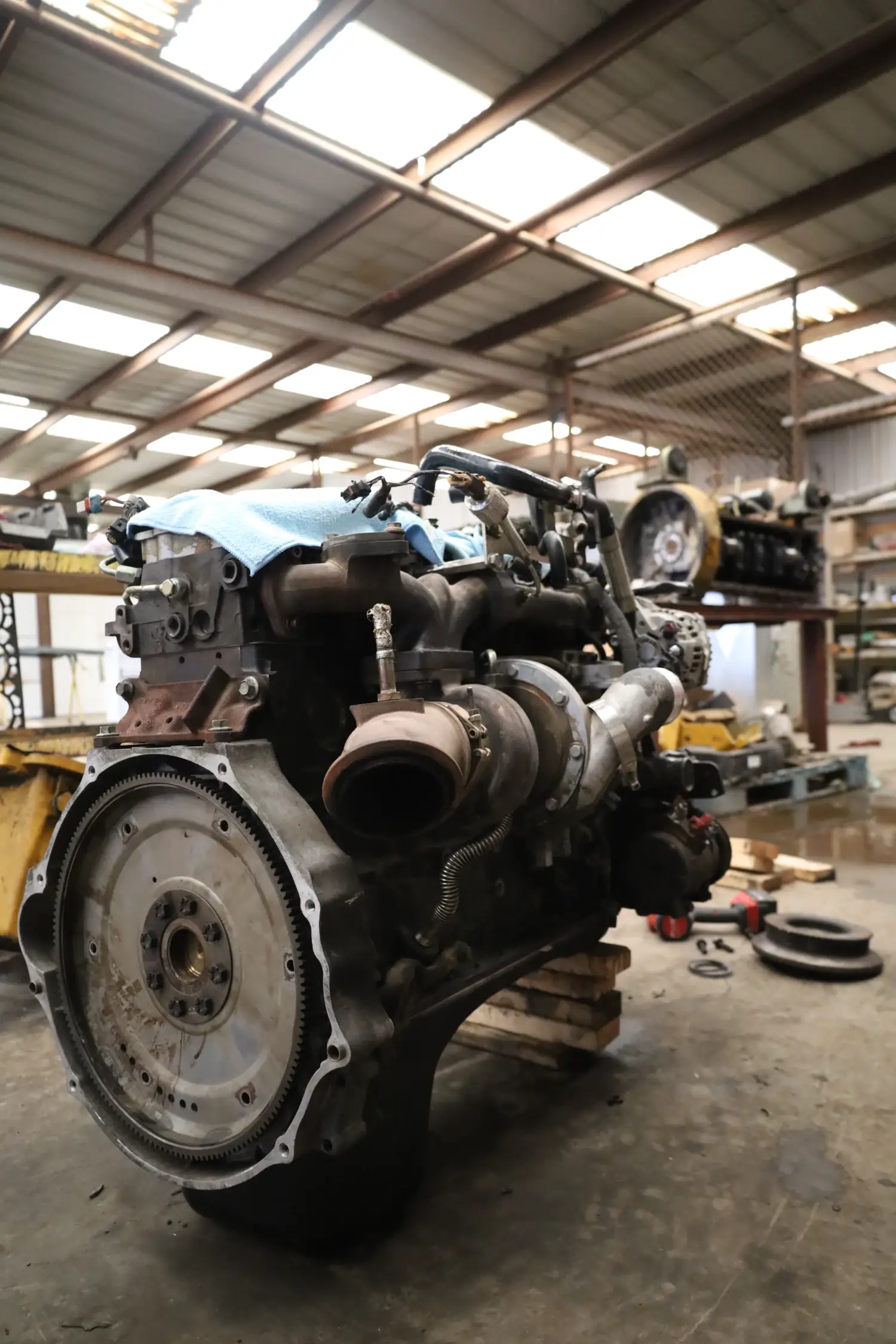 Diesel engine repair in Midland TX workshop for trucks and fleet maintenance